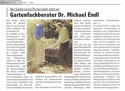 Gartenfachberater Dr. Michael Endl